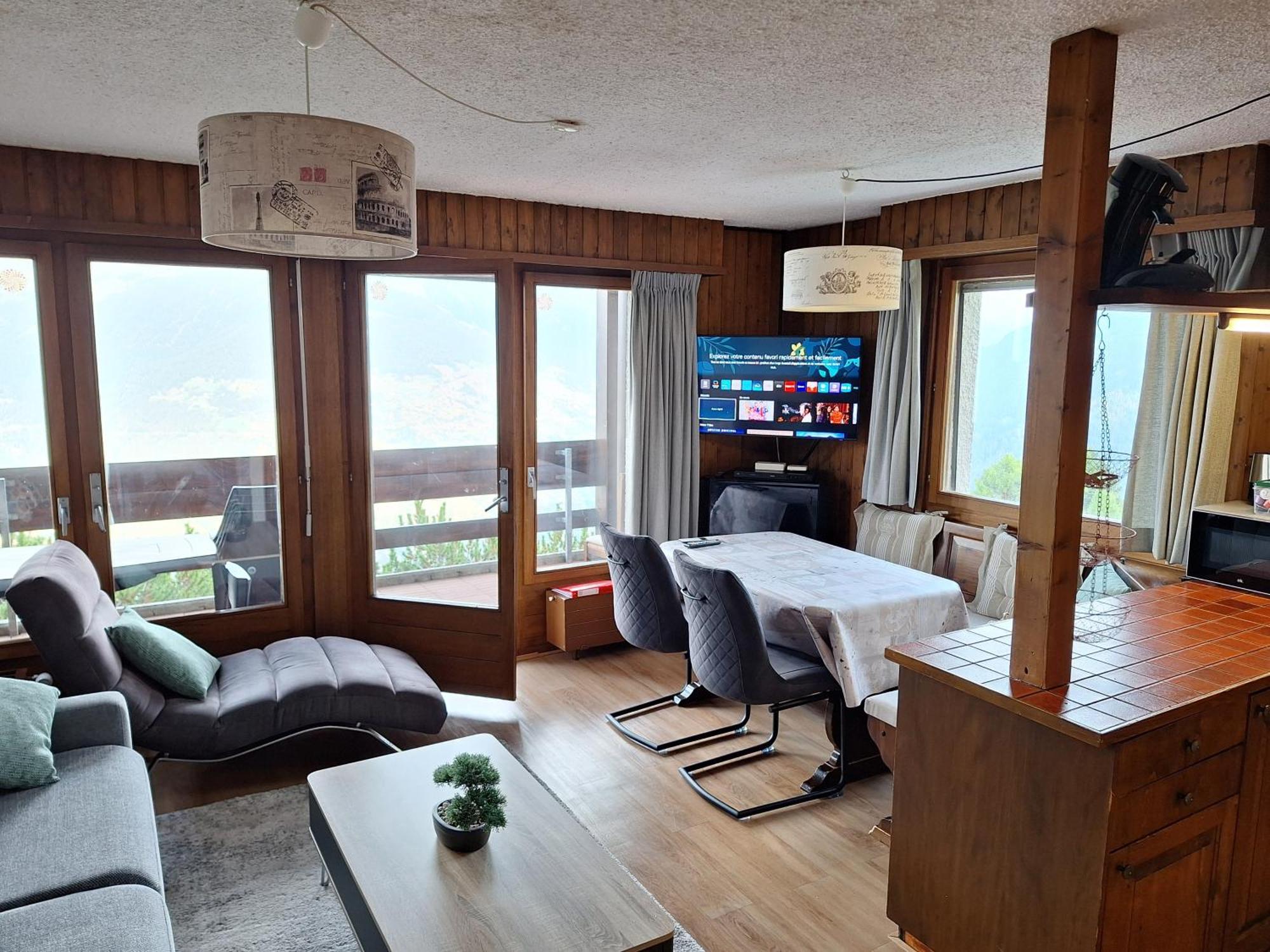 Les Collons1800- Bel Appart 2Pieces-4 Pers-Piscine-Sauna-Parking Int-Wifi Gratuit Vex Luaran gambar